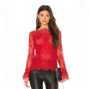 Majorelle Samantha Lace Top